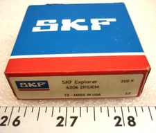 SKF 6206 2RSJEM DOUBLE SHIELD BALL BEARING