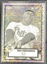 2021 Topps Chrome Platinum Annv. DIDI GREGORIUS Black & White Mini Diamonds #360