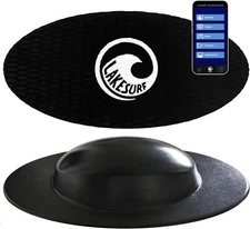 Wakesurf Balance Board with Motion Tracking App & Phone Mount – Midnight Black