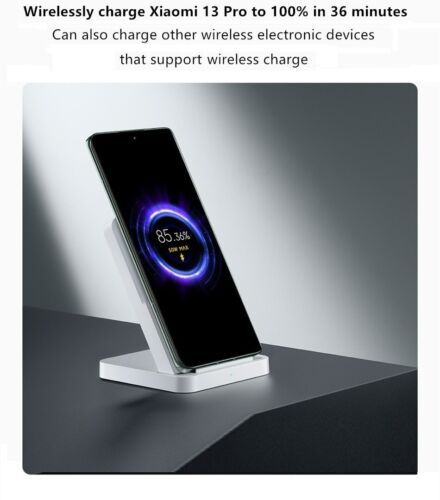 Xiaomi 50W Wireless Charger Stand Fast Charging Pad For iPhone Samsung Android - Picture 5 of 12