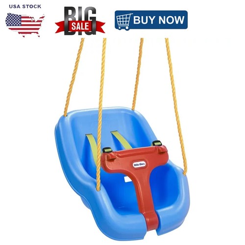 2-in-1 Snug and Secure Swing High Back Swing Indoor Outdoor Toddler Kids - Picture 7 of 7