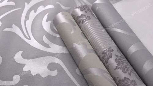 3D Embossed Non-Woven Wallpaper Glitter·Retro Damask Baroque Ornament Wall Decor - Video 1 of 1