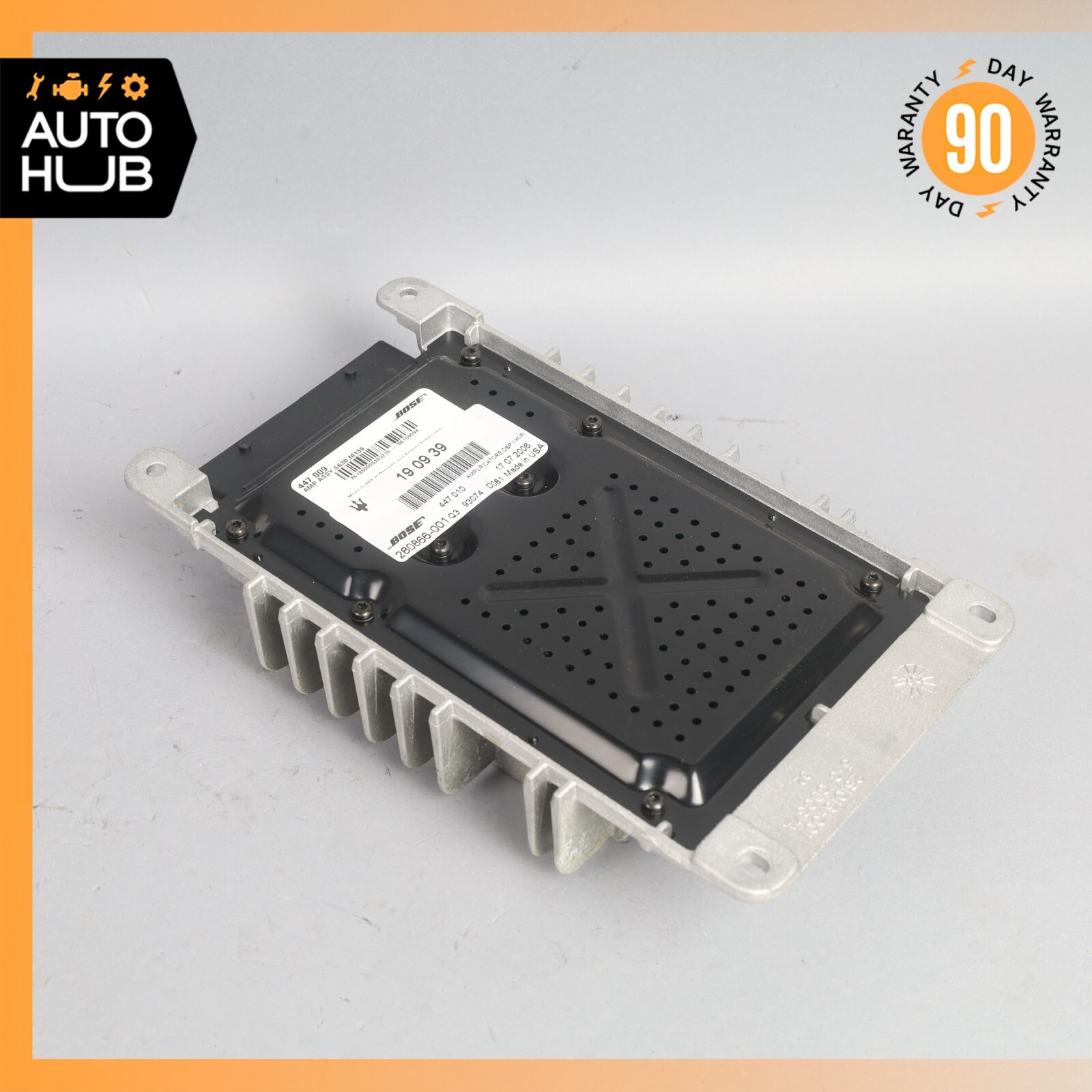 03-08 Maserati Quattroporte M139 Bose Audio Amplifier Amp 190939 OEM 79k