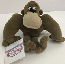 Disney Store Ape Mini Bean Bag Plush 8" George of the Jungle w Mint Tag