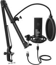 Microfono Condensador De Estudio Profesional Para PC Youtubers Podcast Streaming