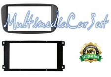 Mascherina Autoradio Doppio Ford Mondeo Focus Kuga C-Max S-Max Galaxy Nero 3/580
