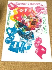 The Talking Heads Speaking in Tongues 1983 Promo Cardstock Poster 12"x18"