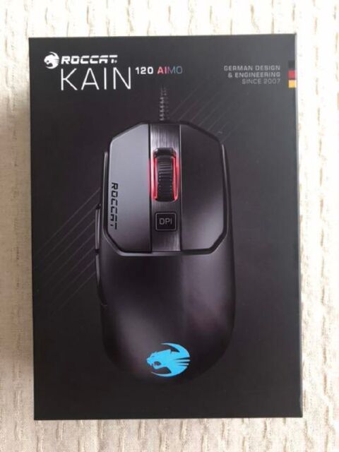 Roccat Kain 1 Aimo Rgb Gaming Mouse Black Roc 11 612 Bk For Sale Online Ebay