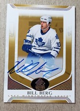 2020-21 SP Signature Legends Gold Spectrum Bill Berg Auto #155 Leafs