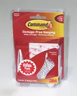 3M Command Value Pack White Designer Hooks (4 Hooks, 8 Strips) 1 Hook Holds 3 Lb