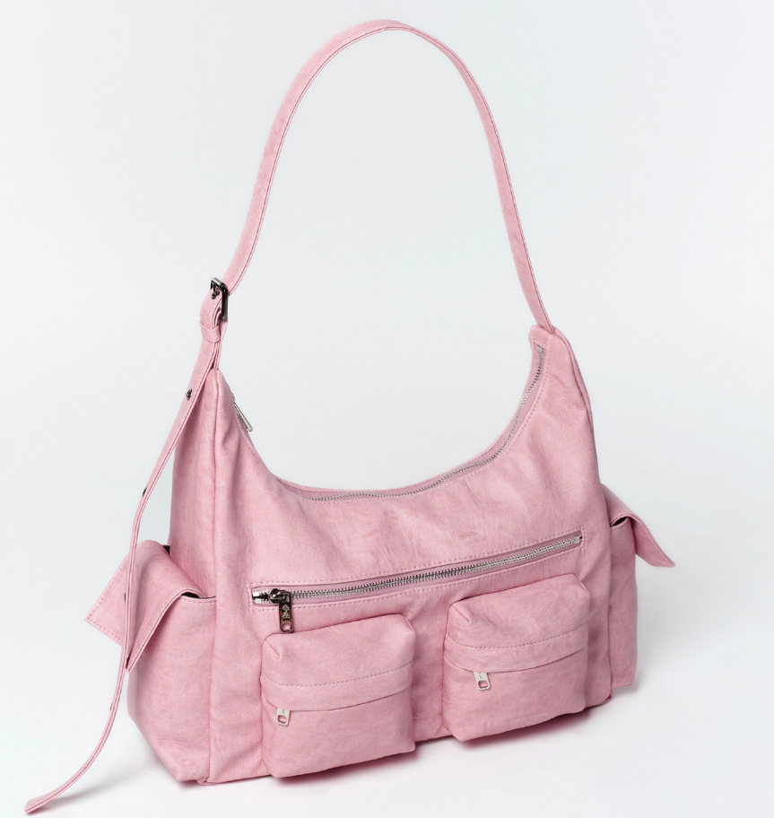 【SAMO ONDOH】 bbul bag M ★Crincle Pink SAMO ONDOH pocket mug bag L brushed pink | Fits 13