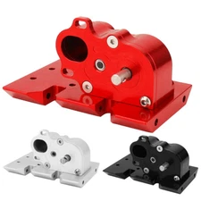 LCG Chassis Transmission Gearbox W/ Skid Plate For 1/10 SCX10 Rc Crawler Upgrade