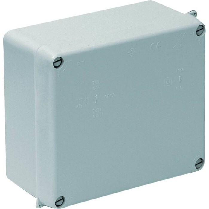 Wiska WIB 3 Adaptable Weatherproof Box 165 x 145 x 84 mm Grey