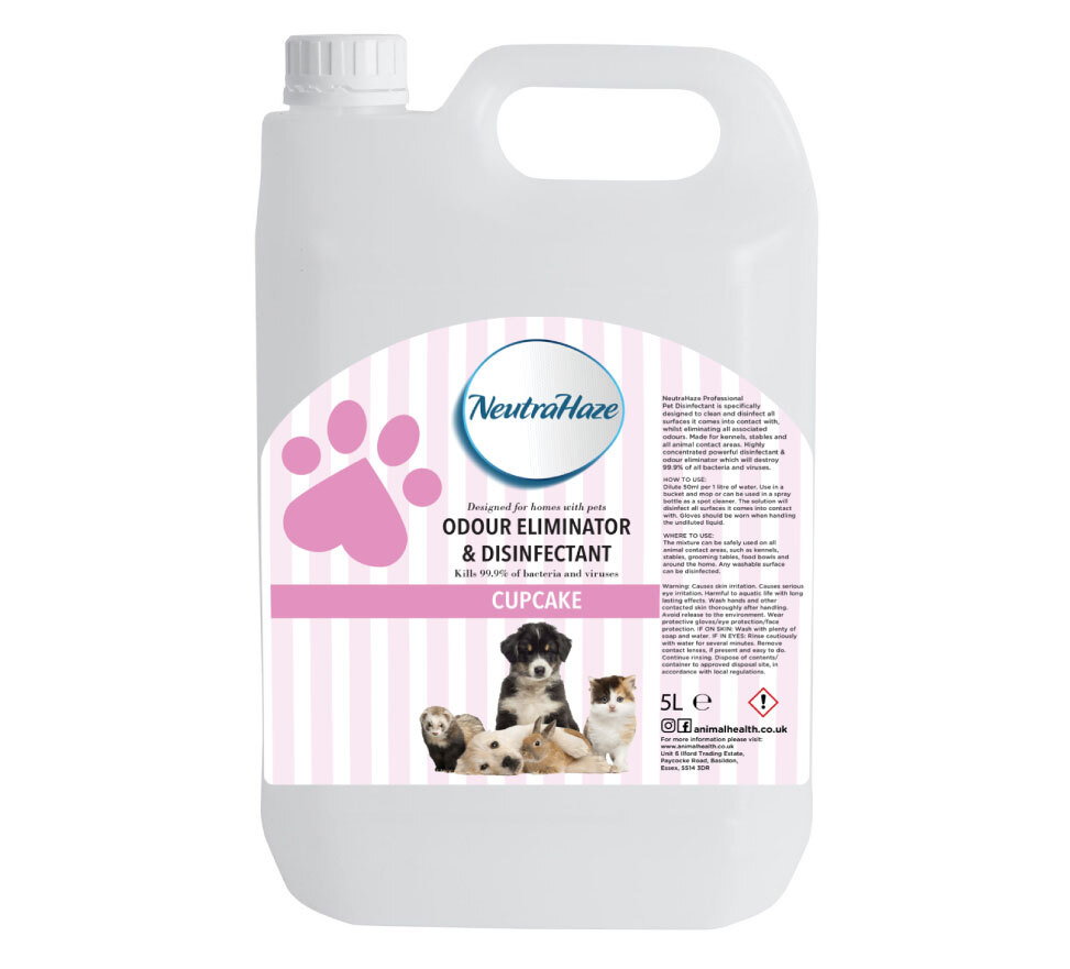 5L NeutraHaze Pet Odour Eliminator Disinfectant Pet Safe, Kennels
