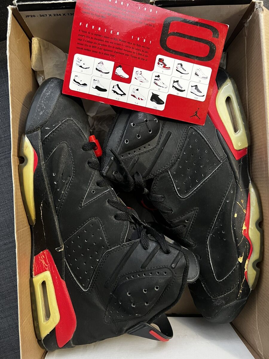2000 OG Nike Air Jordan 6 VI Retro Black Infrared Size 11 2000 OG Nike Air Jordan 6 VI Retro Black Infrared Size 11