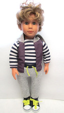 OUR GENERATION Doll SHORT CURLY HAIR Blonde Green Eyes 18"