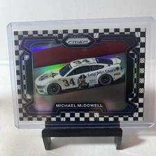 Michael McDowell 2024 Prizm NASCAR Racing SSP Checkered Flag 51/75