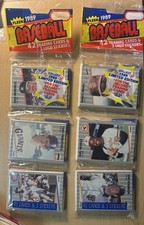 1989 Fleer Baseball Rack Pack Lot Of 2, Bill Ripken, Ken Griffey Jr, 84 Cards