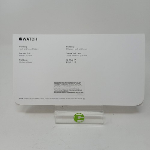 Apple Watch Ultra 49MM Titane Multi MQF33LL/A Débloqué Cassé Arrière Fissuré - Photo 9 sur 15