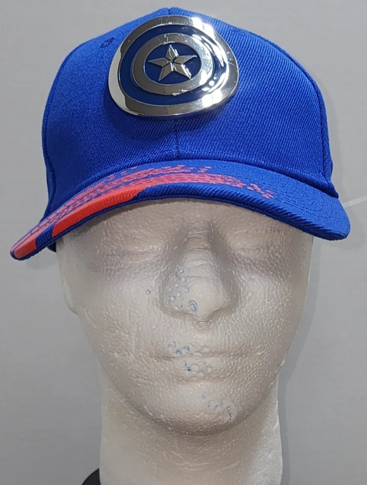Marvel Captain America Ball Cap The First Avengers One Size Snap Back Foto 3 de 4