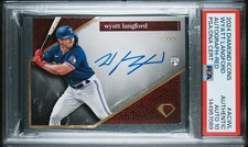 💥2024 Diamond Icons Wyatt Langford Rookie RC Red Pop 1 SSP /5 PSA 10 Auto!💥