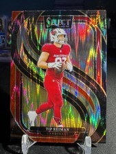 2024 Panini Select - Tip Reiman Rookie Premier #196 Black & Red Prizm Shock
