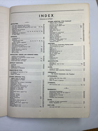 Land Title Course 1950 Abstracts of Title Policies of Title Guaranty Insurance - Bild 15 von 19