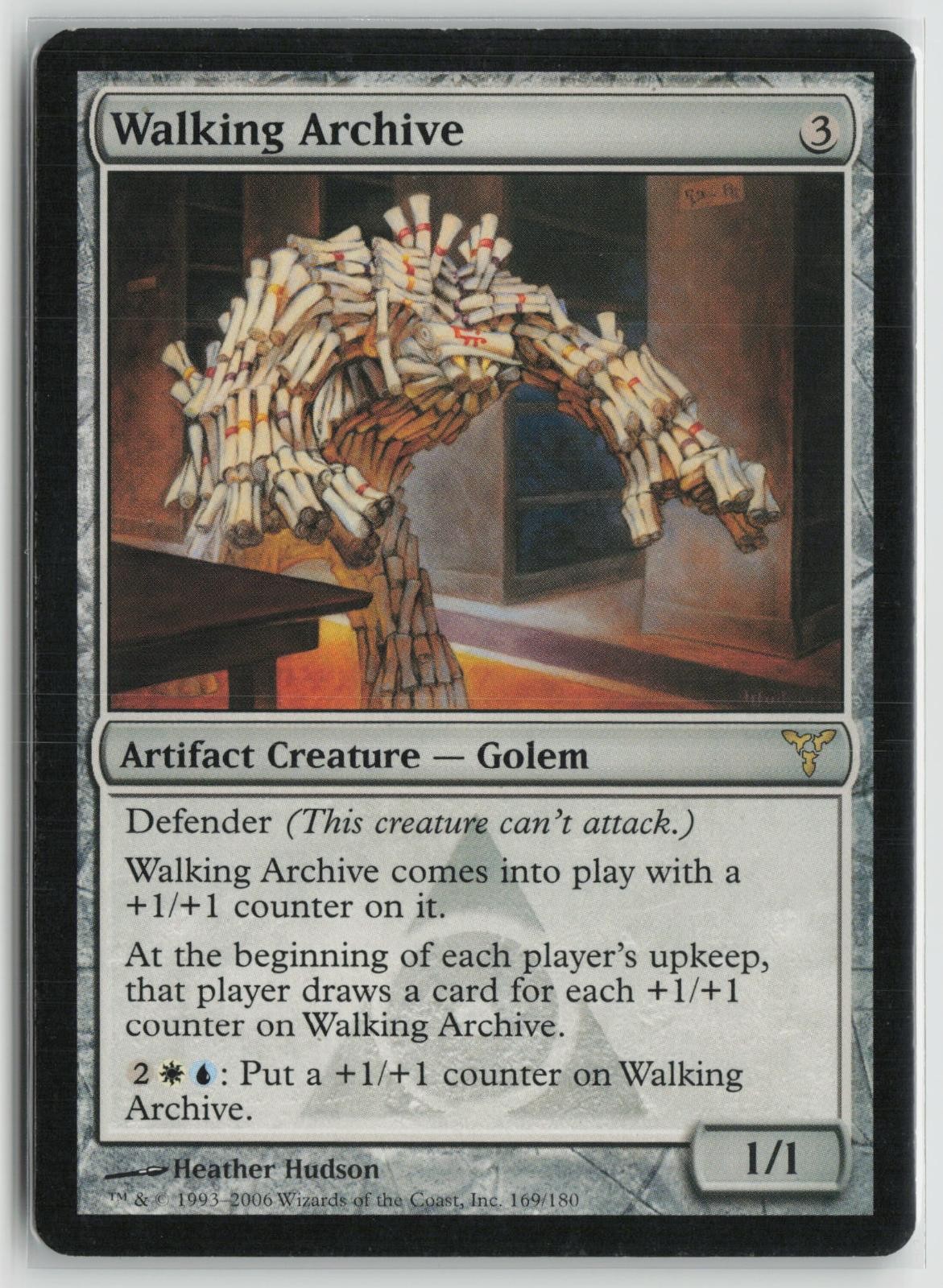 Walking Archive Moderately Played 169 Dissension Magic: The Gathering