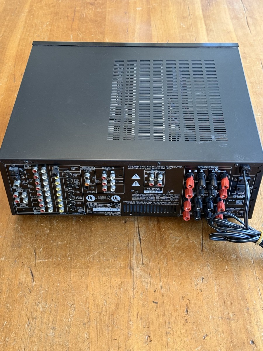 Denon AVR-3200 6.1 AV Surround Receiver Dolby Digital | eBay