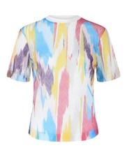 M Missoni Womens Sheer Chevron Mesh Crewneck T-Shirt