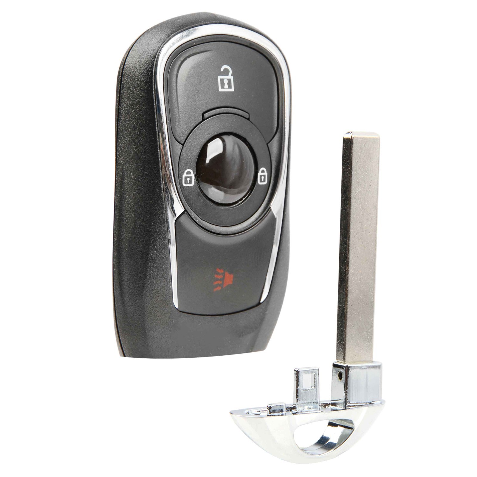 Remote Keyless Entry Fob Replacement Uncut Key Blade For Buick 4b (HYQ4AA)