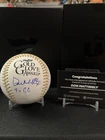 Under Wraps Don Mattingly Golden Glove Inscribed Signed Baseball Yankees