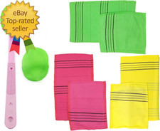 Korean Exfoliating Bath Washcloth Italy Towel Exfoliating Scrub Bath Mitten