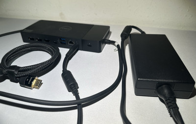 Dell WD19TBS Thunderbolt 3 USB-C DisplayPort Docking Station  180w Power Adapter