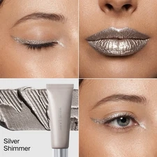 HAUS LABS by LADY GAGA HY-POWER Eye, Cheek & Lip PIGMENT PAINT Silver Shimmer