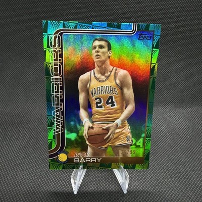 2025-26 Topps - Rick Barry #258 Green Foilboard Season Tip-Off /99