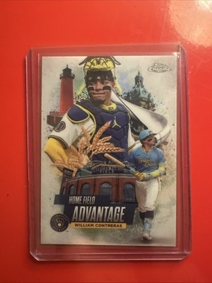 2025 Topps Chrome William Contreras Home Field Advantage Case Hit #HA-30