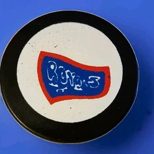 CORNWALL ROYALS MAJOR JR. A VINTAGE VICEROY Mfg. 🏒 PUCK Made In CANADA OHL SLUG