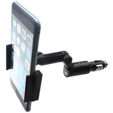 For Galaxy S23/S24/S25/Plus/Ultra/Edge - Car Mount Charger Holder DC Socket USB
