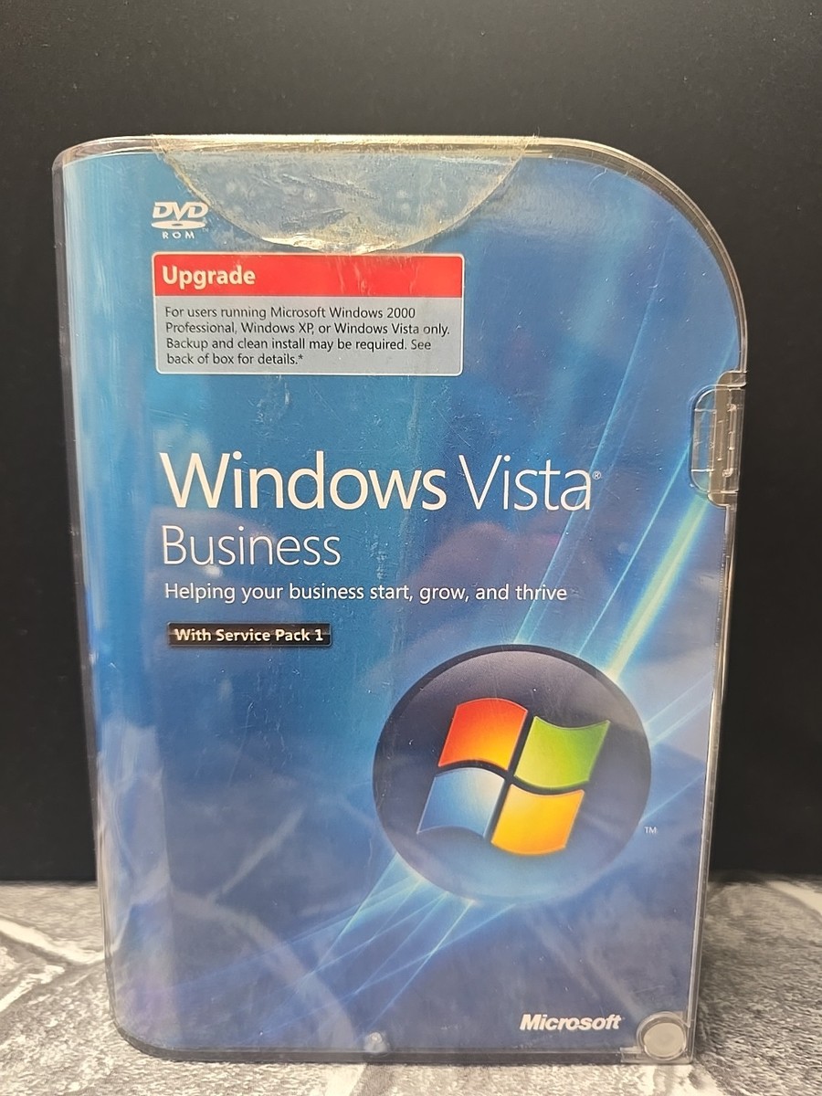 Windowsアクセサリー Microsoft Windows Vista  Premium SP1 Microsoft Windows Vista Business SP1 DVD w/ Product Key Complete