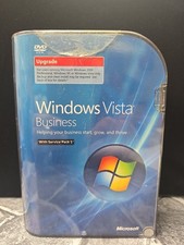Microsoft Windows Vista Business SP1 DVD w/ Product Key Complete Retail