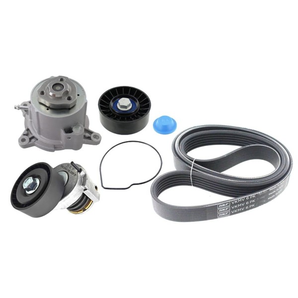 Wasserpumpe + Keilrippenriemensatz SKF Vkmc 31154 FüR VW Skoda Audi Seat Touran-image