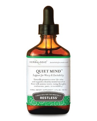 Herbalogic Quiet Mind Liquid Drops GUI Pi Tang 2 Oz