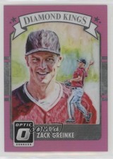 2016 Panini Donruss Optic Diamond Kings Pink Zack Greinke #1 1s3