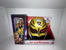 WWE Main Event Series Rey Mysterio Action Figure and Mask New Free Shipping