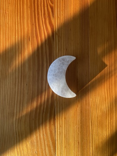 Selenit Mond Carving