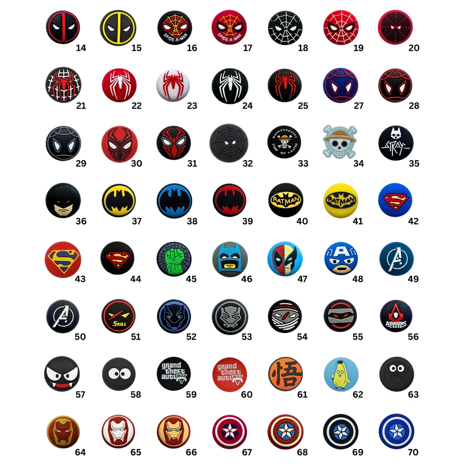 Controller Thumbstick Kappen Grip Caps Aufsätze Gaming Set PS4 PS5 Xbox NS2 - Bild 4 von 4