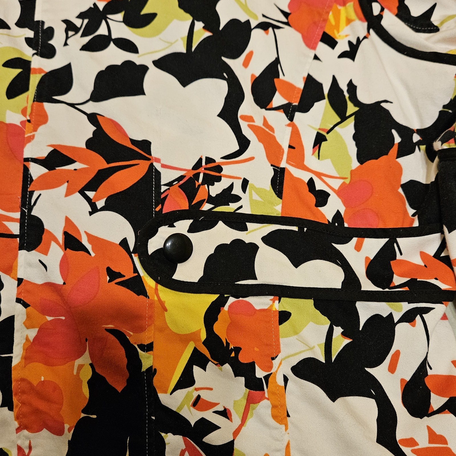 Multiples Jacket Plus Size 3X Multicolor Floral 3… - image 8