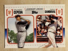 2010 Topps Baseball - Legendary Lineage  #LL-32 Orlando Cepeda / Pablo Sandoval