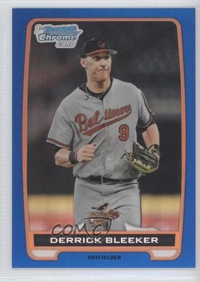 2012 Bowman Draft Chrome Picks Blue Refractor /250 Derrick Bleeker #BDPP157 1x9